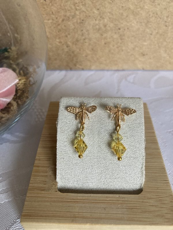 Boucles d'oreilles de cristaux