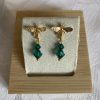 Boucles d'oreilles de cristaux