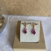 Boucles d'oreilles de cristaux