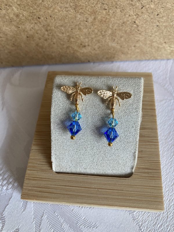 Boucles d'oreilles de cristaux