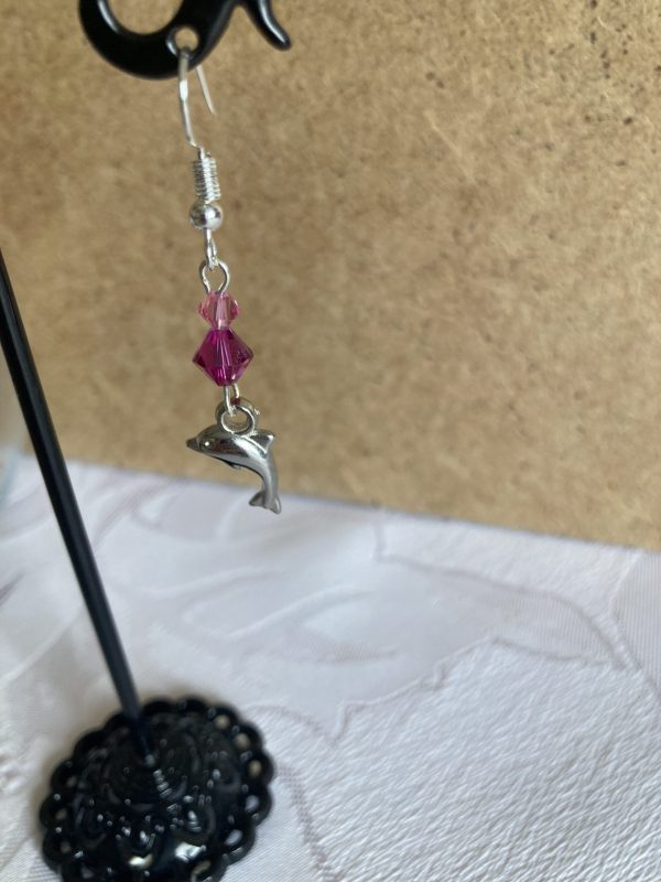 Boucles d'oreilles de cristaux