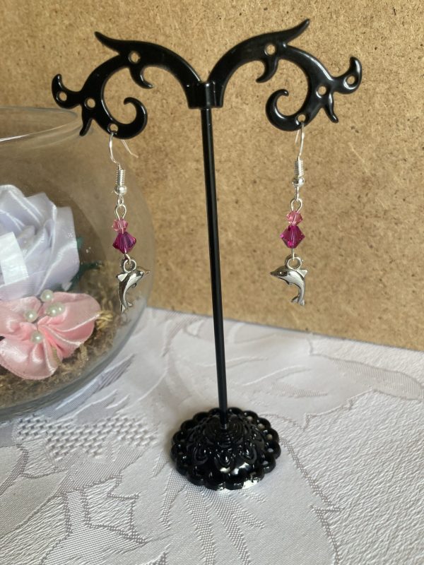 Boucles d'oreilles de cristaux