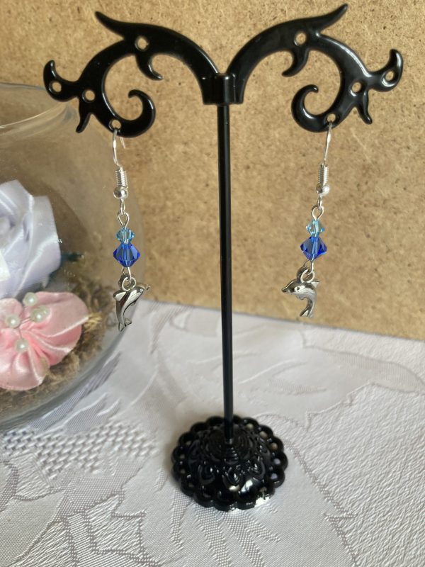 Boucles d'oreilles de cristaux