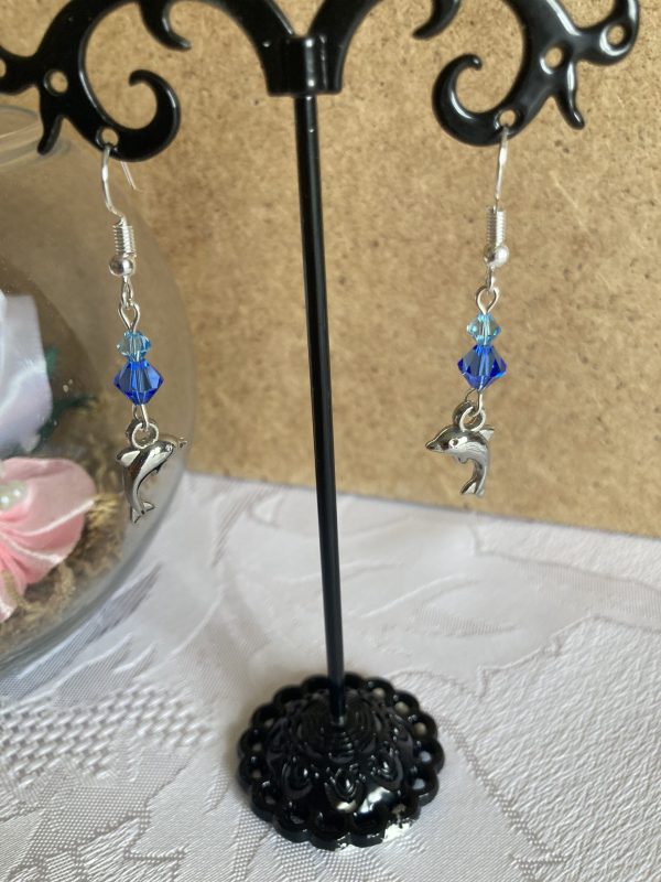 Boucles d'oreilles de cristaux