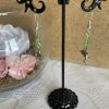 Boucles d'oreilles de cristaux