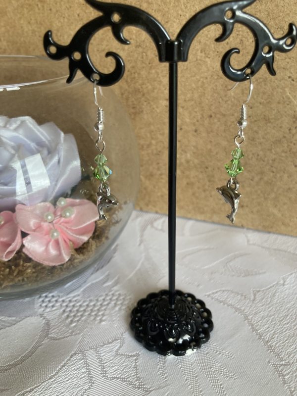 Boucles d'oreilles de cristaux