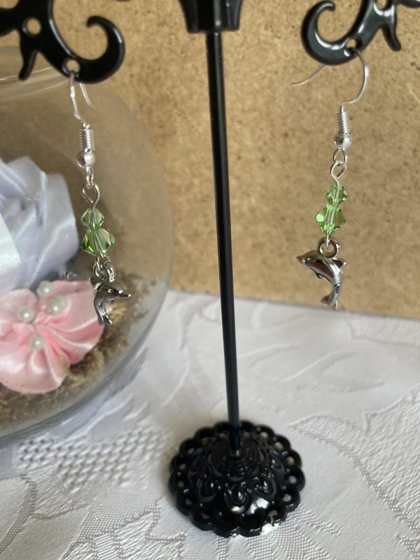 Boucles d'oreilles de cristaux