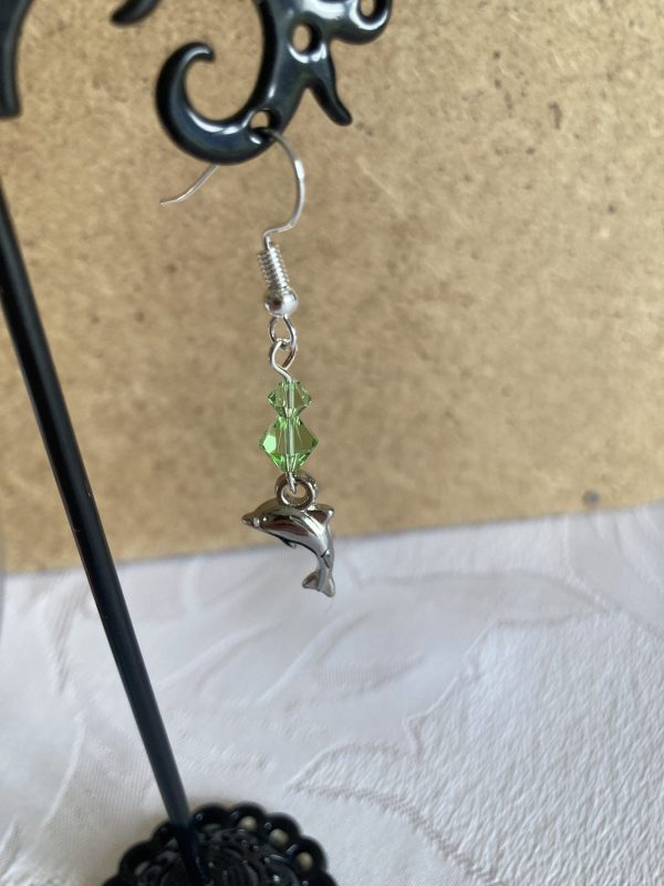 Boucles d'oreilles de cristaux