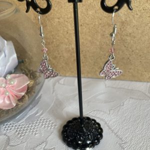 Boucles d'oreilles de cristaux