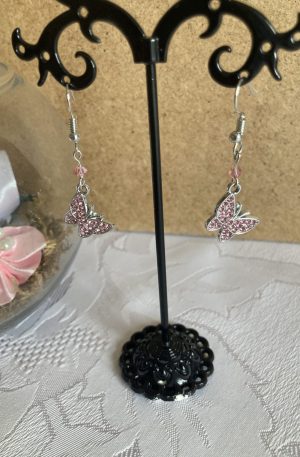 Boucles d'oreilles de cristaux