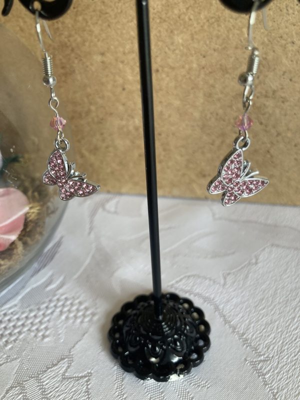 Boucles d'oreilles de cristaux