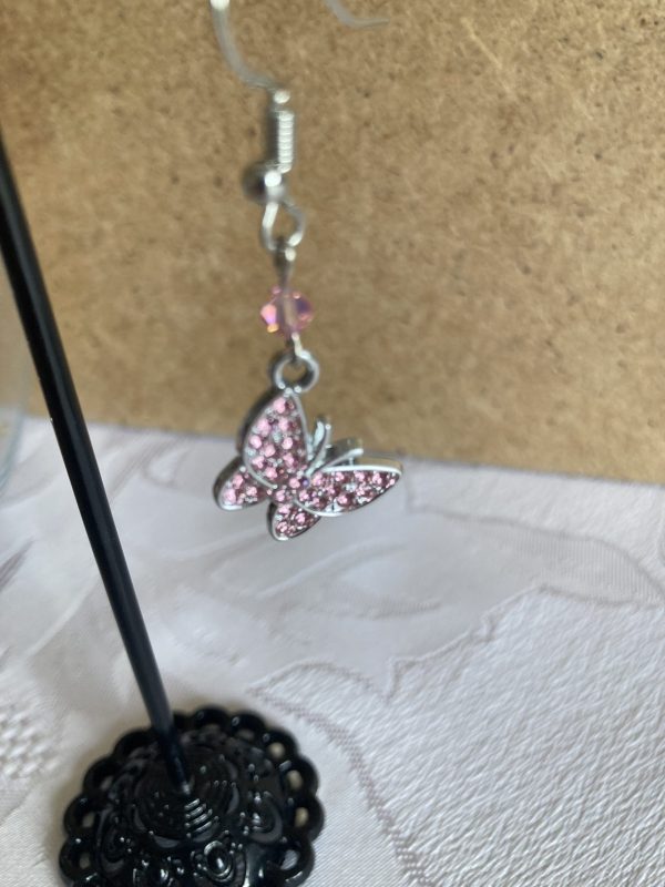 Boucles d'oreilles de cristaux