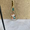 Boucles d'oreilles de cristaux