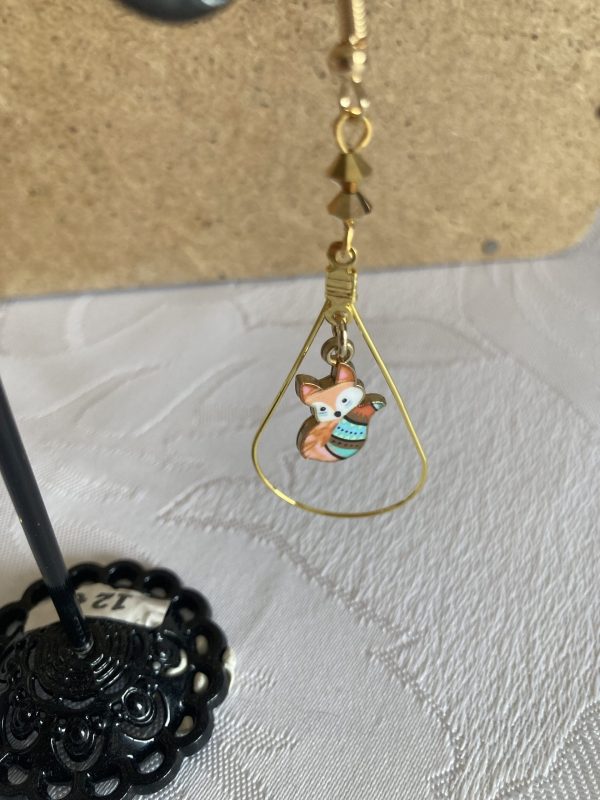 Boucles d'oreilles de cristaux