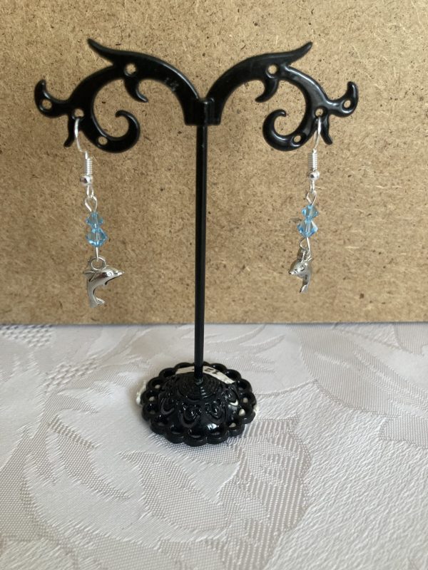 Boucles d'oreilles de cristaux
