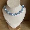 Parure en perles de pur cristal et cristal nacré
