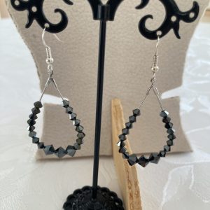 Boucles d'oreilles de cristaux