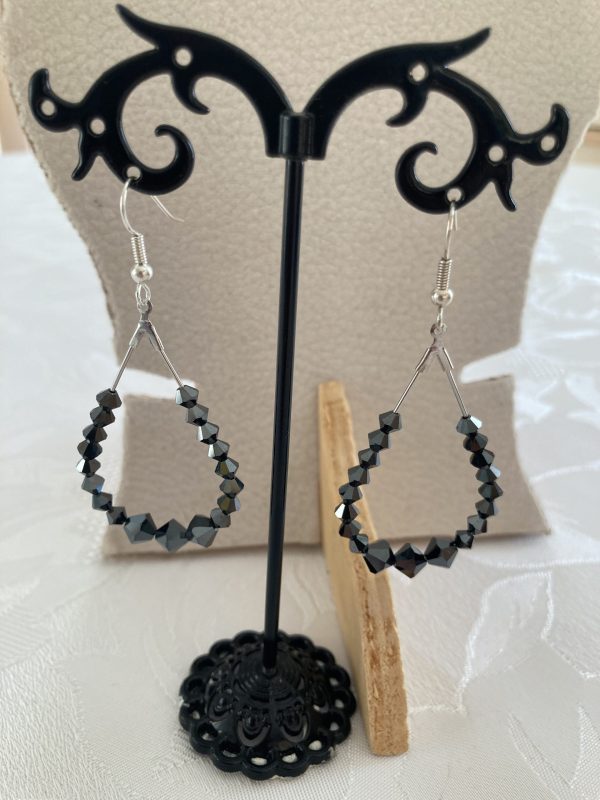 Boucles d'oreilles de cristaux