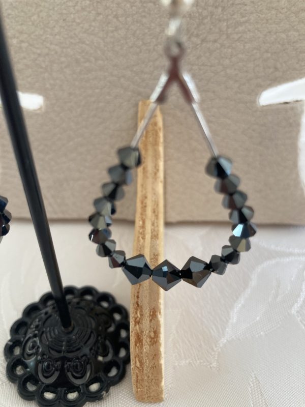 Boucles d'oreilles de cristaux