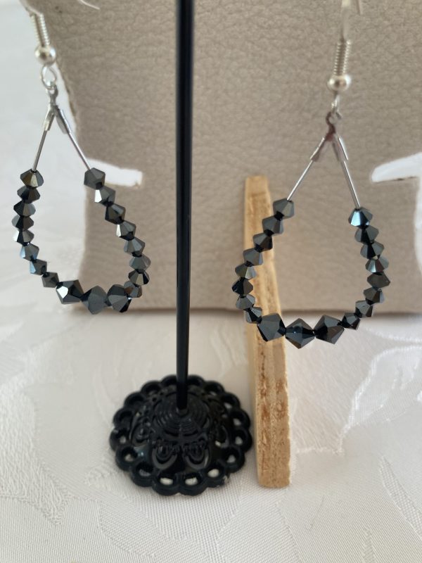 Boucles d'oreilles de cristaux